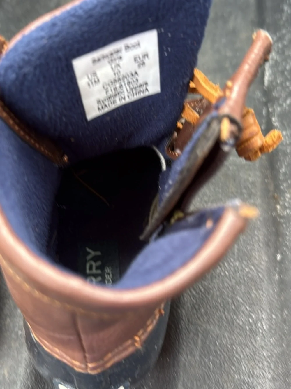 Sperry kids boots Size 11